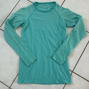 Victoria's Secret Aqua Long Sleeve Shirt